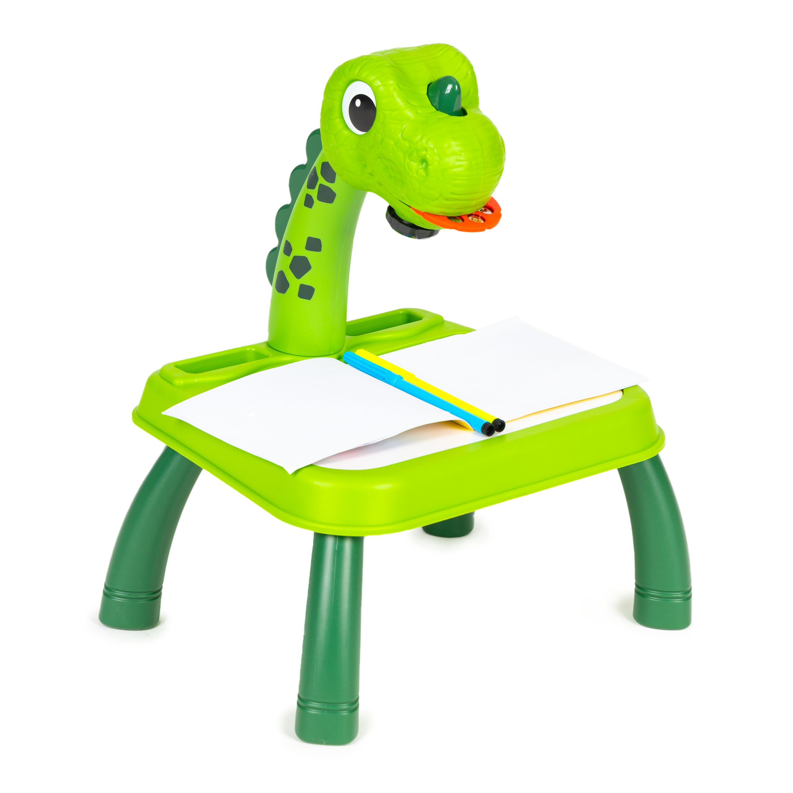 Projektor tablica do rysowania dinozaur 12 flamastrów 24 wzory - obrazek 4