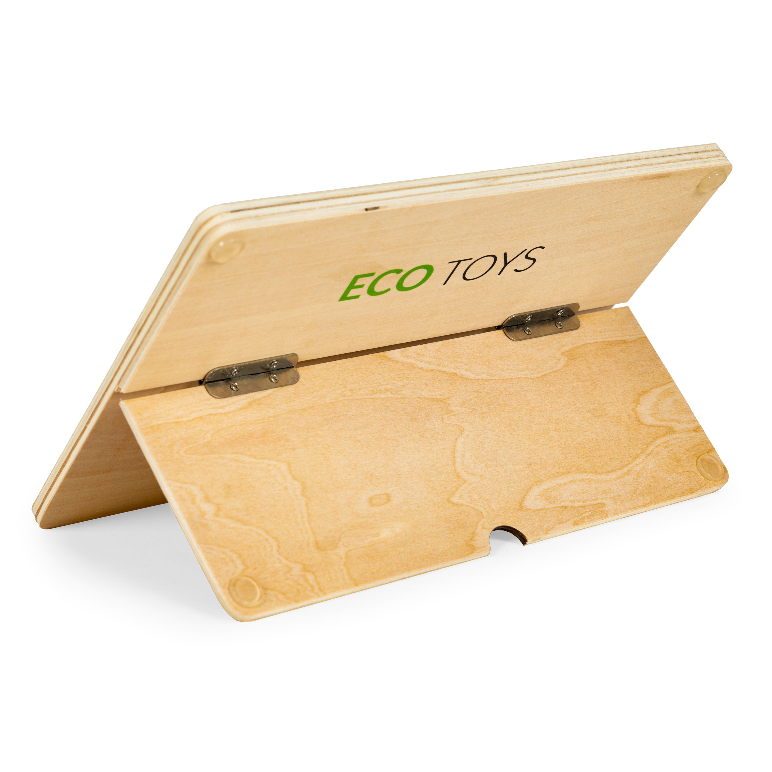 Drewniany tablet edukacyjny tablica magnetyczna kredowa ECOTOYS - obrazek 6