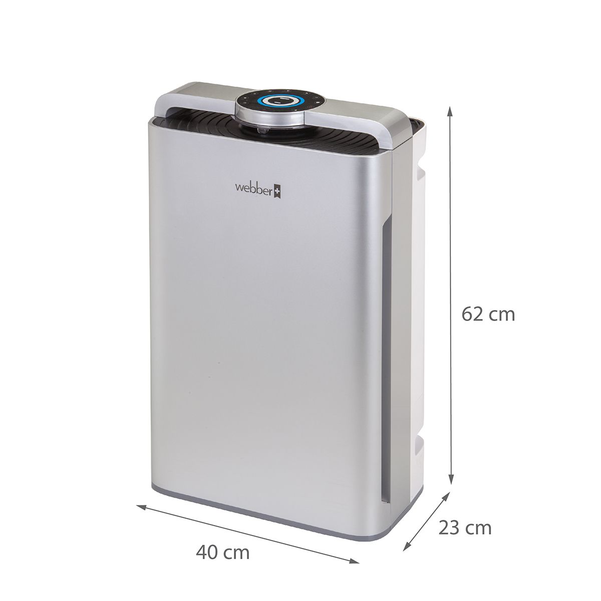 Oczyszczacz powietrza WEBBER AP9700 WI-FI srebrny - obrazek 9