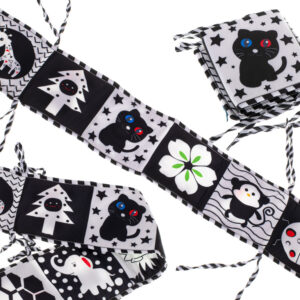 Ochraniacz do łóżeczka książeczka mata edukacyjna ochronna dla niemowląt żyrafa