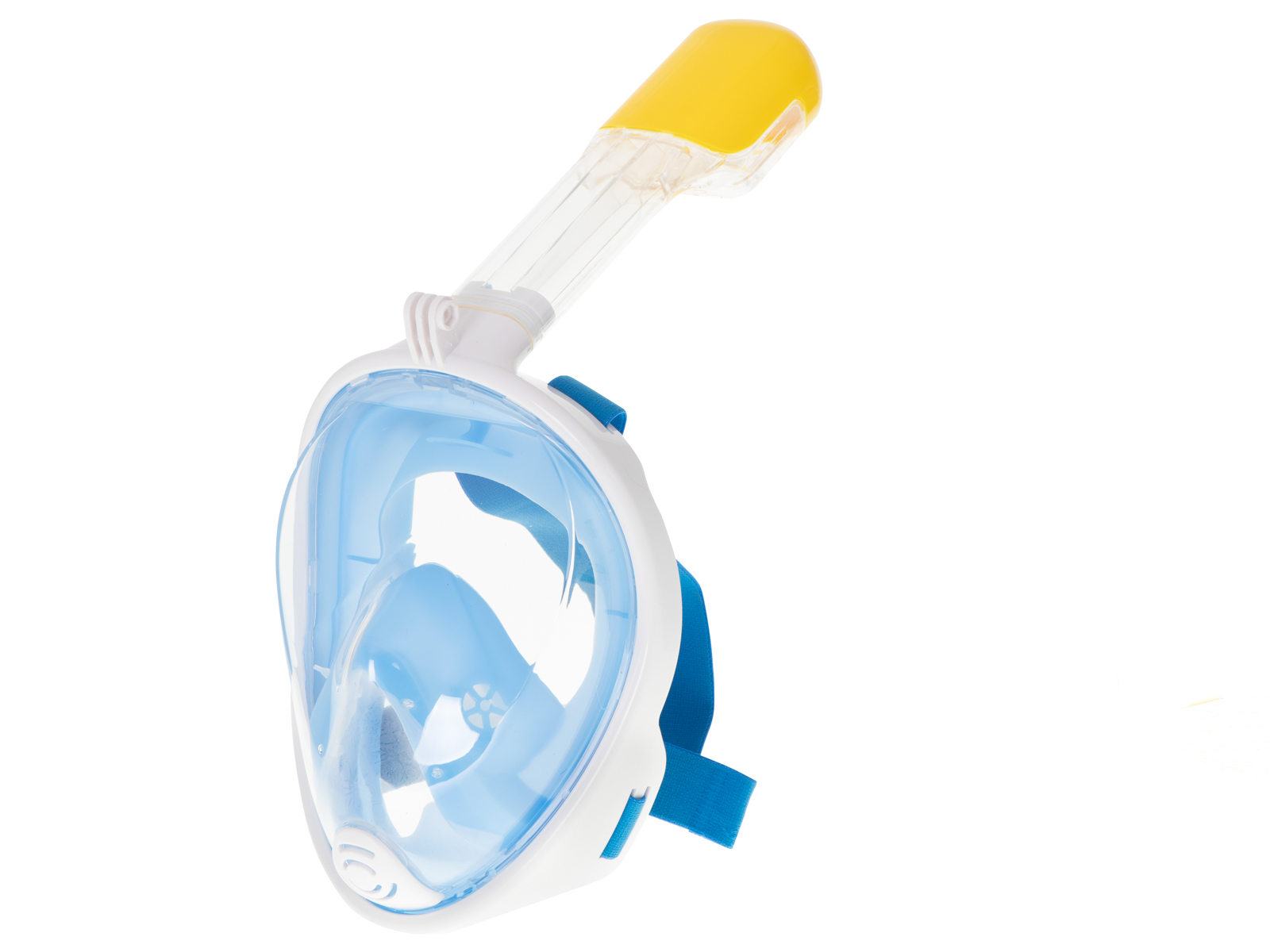 Maska do snurkowania pełna składana L/XL niebieska - obrazek 2