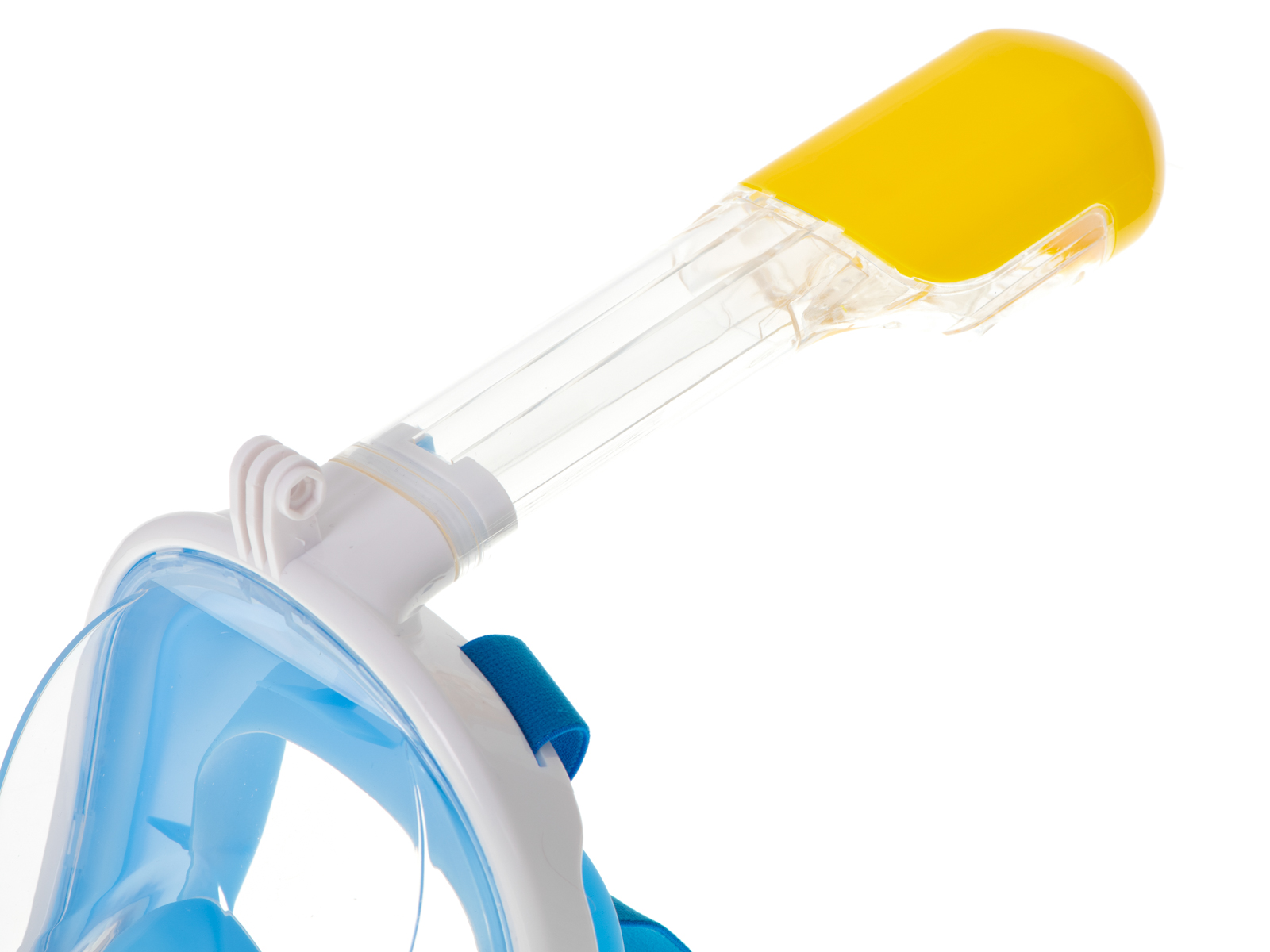 Maska do snurkowania pełna składana L/XL niebieska - obrazek 5