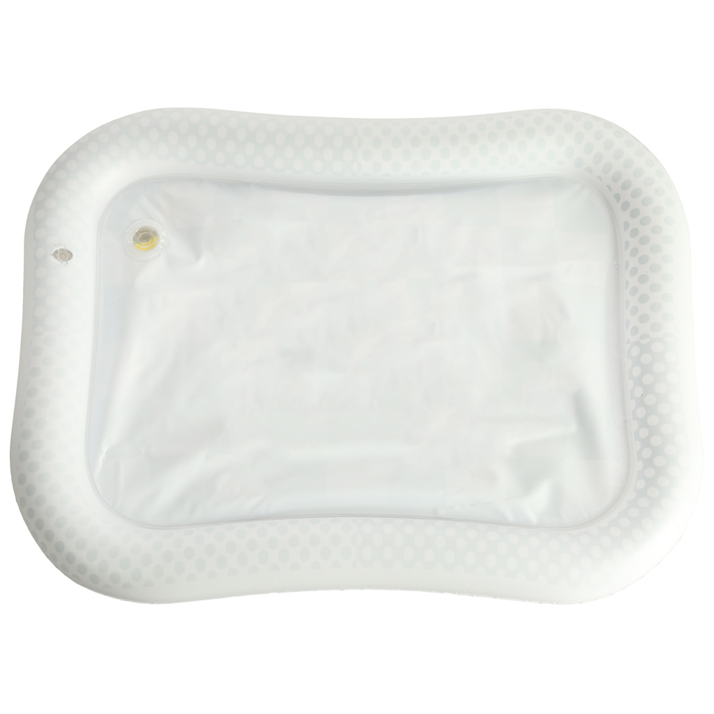 Mata wodna sensoryczna dmuchana dla niemowląt czarno-biała szachownica XXL 65x50 cm - obrazek 6