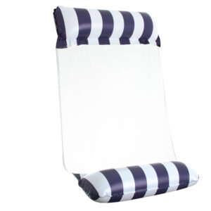 Materac dmuchany fotel krzesło hamak do pływania 120x70cm granatowy