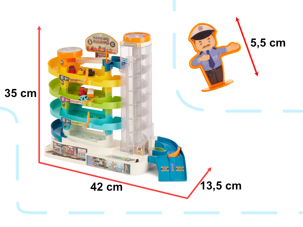 Parking garaż 4 poziomy elektryczna winda 6 aut - obrazek 3
