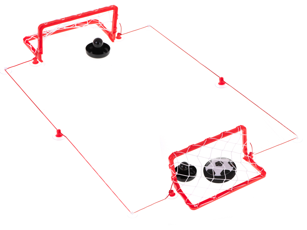 Latająca lewitująca piłka nożna krążek cymbergaj hoverball z bramkami - obrazek 3