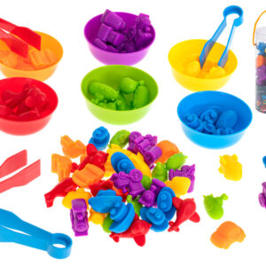 Pojazdy edukacyjne nauka liczenia montessori 36el.