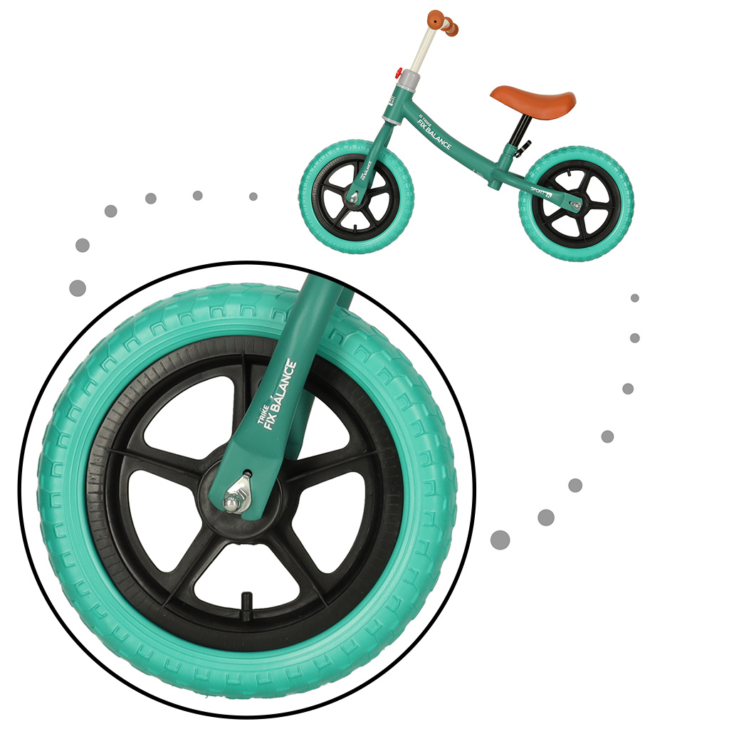 Rowerek biegowy Trike Fix Balance turkusowy - obrazek 3