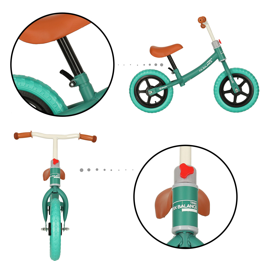 Rowerek biegowy Trike Fix Balance turkusowy - obrazek 4