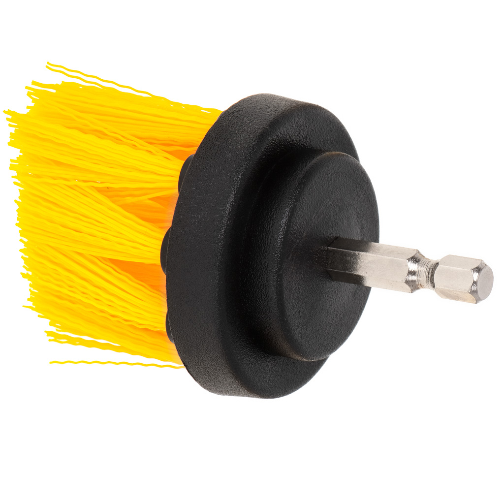 Szczotki na wiertarkę wkrętarkę sprzątające czyszczące wielozadaniowe zestaw 5 sztuk - obrazek 6