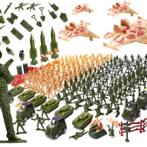 Żołnierzyki baza wojskowa figurki zestaw 307el.