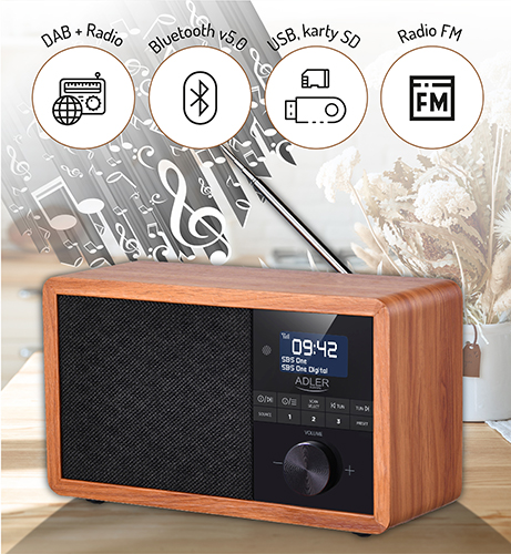AD 1184 Radio Dab + Bluetooth - obrazek 16