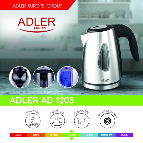 AD 1203 Czajnik metalowy 1,0 L - obrazek 10
