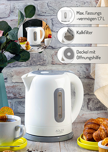 AD 1234 Czajnik plastikowy 1,7 L - obrazek 7