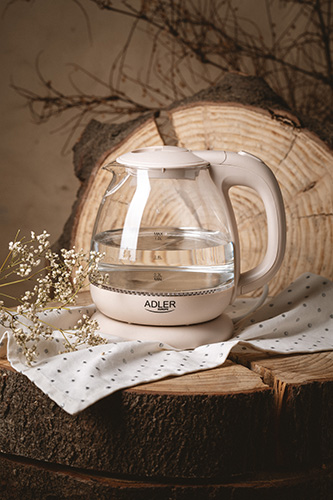 AD 1283 cream Czajnik szklany 1,0L - obrazek 6
