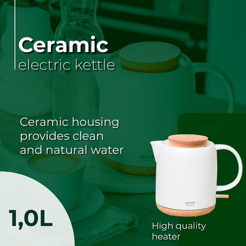 AD 1304 Czajnik ceramiczny elektryczny 1,0L - obrazek 15