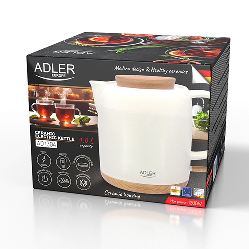 AD 1304 Czajnik ceramiczny elektryczny 1,0L - obrazek 7