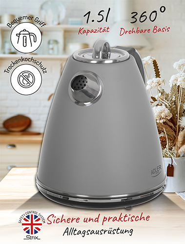 AD 1343 grey Czajnik metalowy 1,5 L STRIX - obrazek 12
