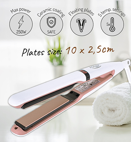 AD 2321 Prostownica - ceramiczna z kontrolą temperatury - obrazek 11