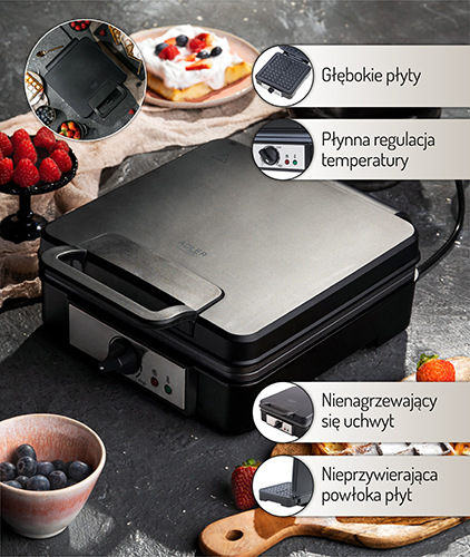 AD 3049 Gofrownica 1800W - obrazek 11