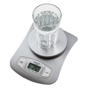 AD 3137 silver Waga kuchenna z misą