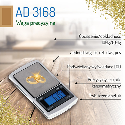AD 3168 Waga precyzyjna - obrazek 9