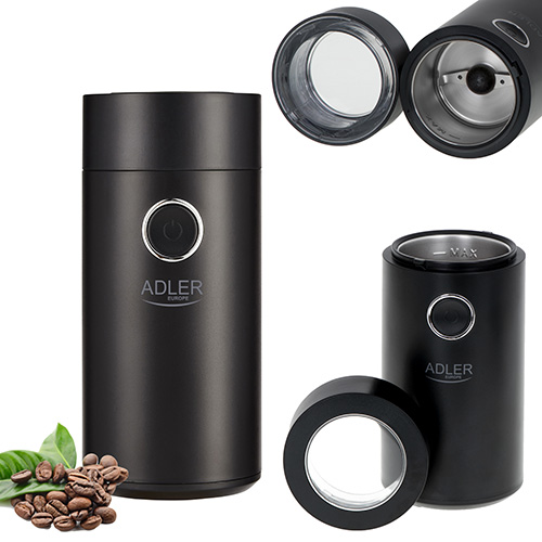 AD 4446 black silver Młynek do kawy - obrazek 7