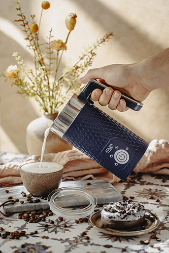 AD 4494 dark blue Spieniacz do mleka - spienianie i podgrzewanie (latte i cappucino) - obrazek 11
