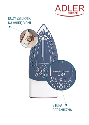 AD 5030 Żelazko ceramiczne 3000 W - obrazek 6