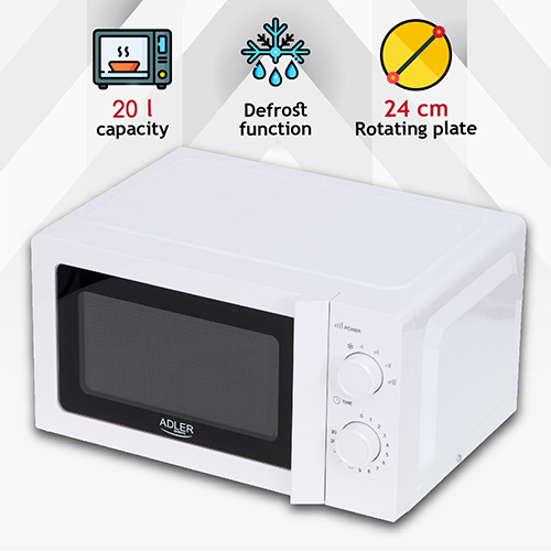 AD 6205 Kuchenka mikrofalowa 20 L - obrazek 7