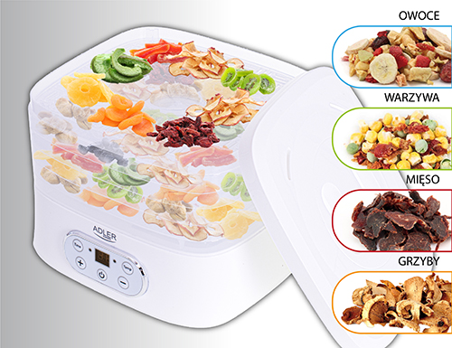 AD 6658 Suszarka do grzybów, ziół i żywności - dehydrator - obrazek 15