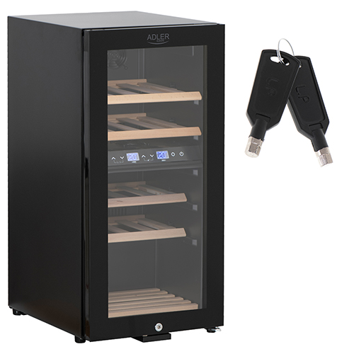 AD 8080 Lodówka na wino 24 butelki/ 60 litrów - obrazek 4