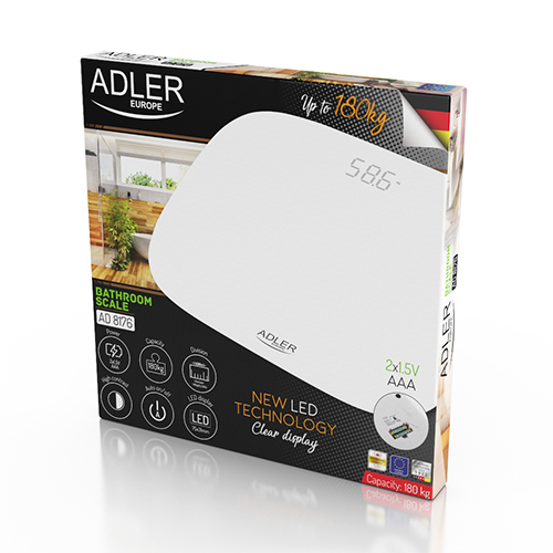 AD 8176 Waga łazienkowa - LED - obrazek 4