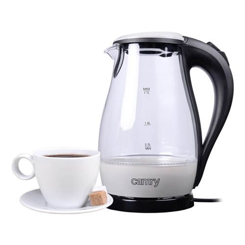 CR 1251 white Czajnik szklany 1,7 L - obrazek 3