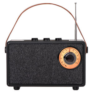 CR 1902 Black Radio FM z Bluetooth - USB-c