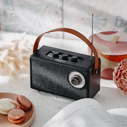 CR 1902 Black Radio FM z Bluetooth - USB-c - obrazek 9