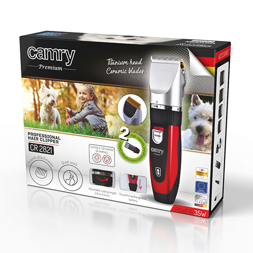 CR 2821 Strzyżarka dla zwierząt z ładowaniem przez USB - obrazek 8