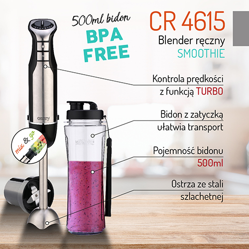 CR 4615 Blender ręczny SMOOTHIE - obrazek 11