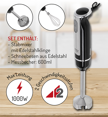 CR 4621 Blender ręczny - mini zestaw 2 w 1 - obrazek 16