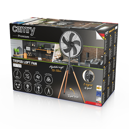 CR 7329 Wentylator na statywie Loft 40cm / 16” - obrazek 7