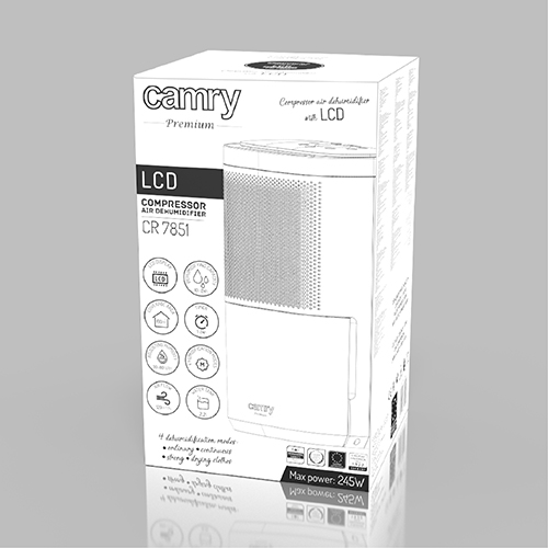 CR 7851 Osuszacz powietrza LED kompresorowy - obrazek 10