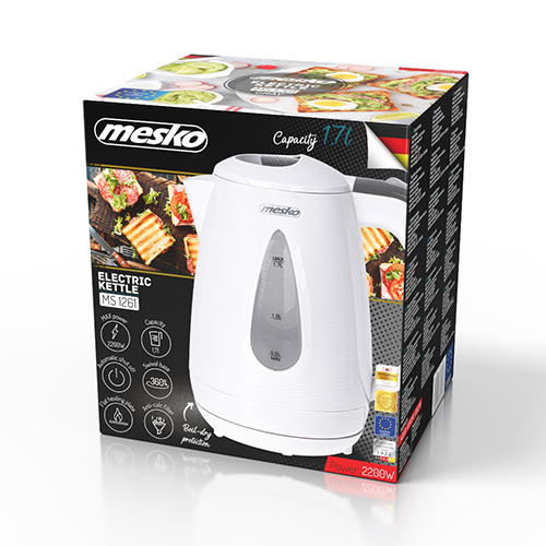 MS 1261 grey Czajnik plastikowy 1,7 L - obrazek 6