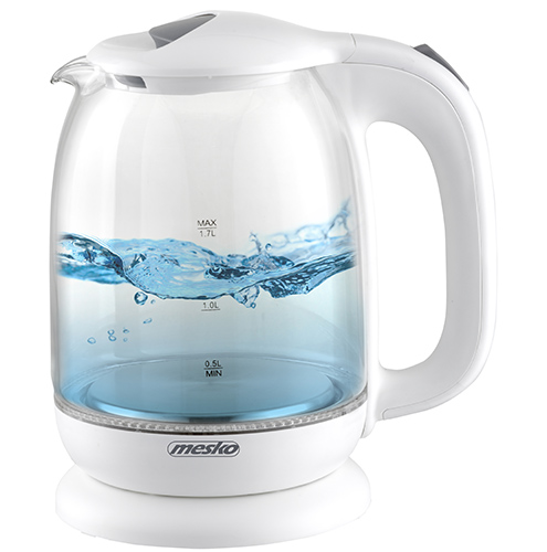 MS 1302 white Czajnik szklany 1,7 L - obrazek 2