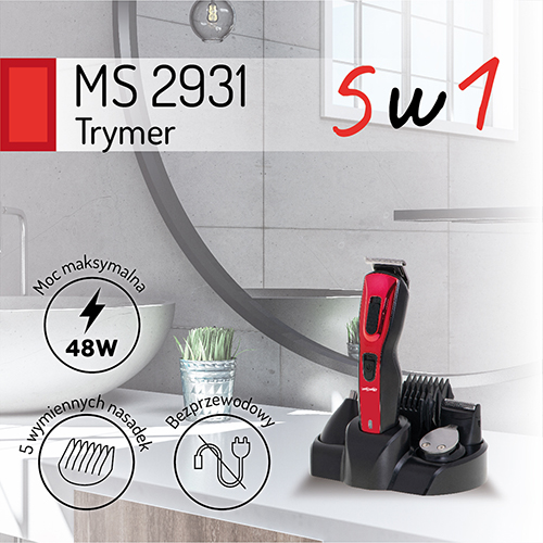 MS 2931 Trymer 5w1 - obrazek 10