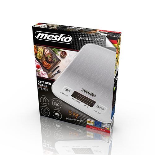 MS 3169 white Waga kuchenna - inox - obrazek 4