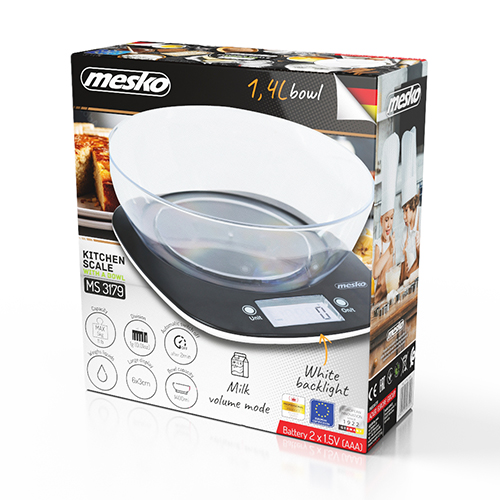 MS 3179 black Waga kuchenna z misą - obrazek 8