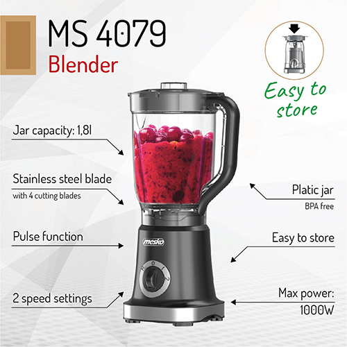 MS 4079 black Blender kielichowy - obrazek 11