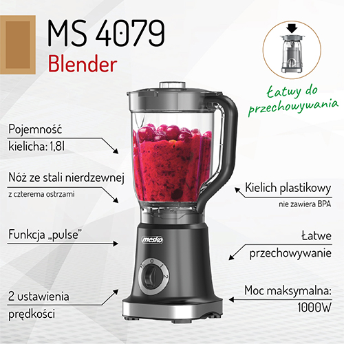 MS 4079 black Blender kielichowy - obrazek 12