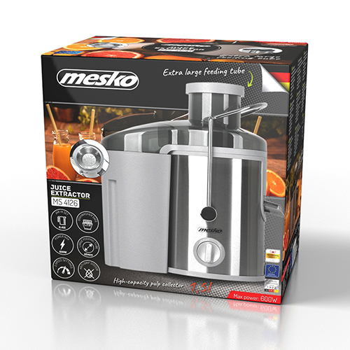 MS 4126 grey Sokowirówka 600W - obrazek 4