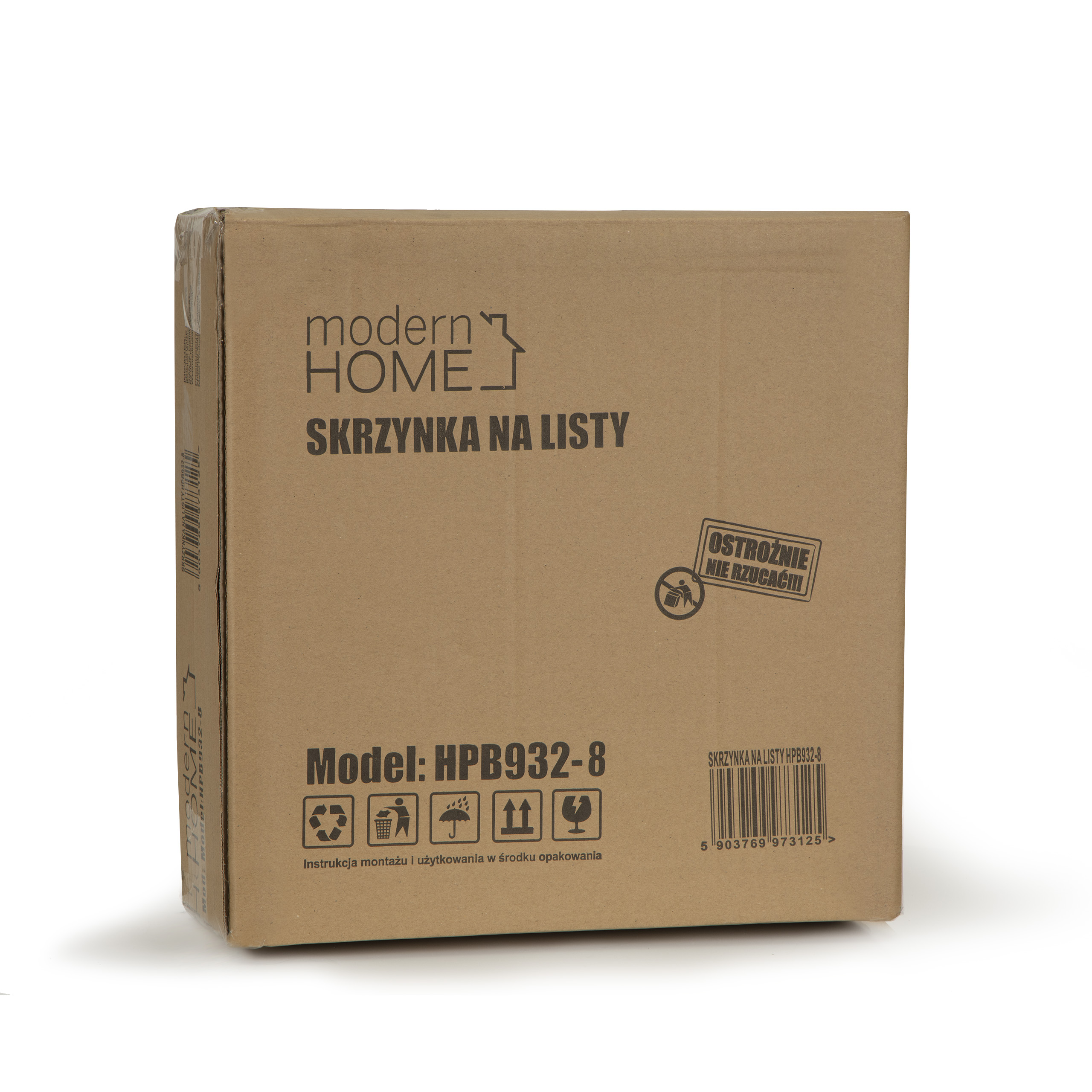 Skrzynka pocztowa listy gazety stal galwanizowana ModernHome - obrazek 6